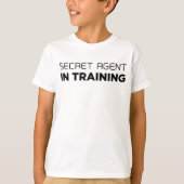 Geheime agent in training T-shirt (Voorkant)