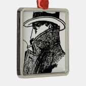 Geheime agent metalen ornament (Rechts)