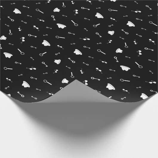 Geheime agent partij cadeaupapier (Hoek)