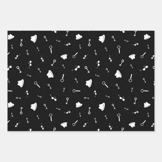 Geheime agent partij inpakpapier vel (Voorkant)