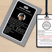 Geheime Agent Spy Party identiteitspasje Kaart