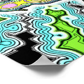 Geheime anatomie van een ruimtehamster v2 poster (Hoek)