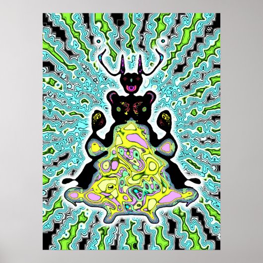 Geheime anatomie van een ruimtehamster v2 poster (Voorkant)