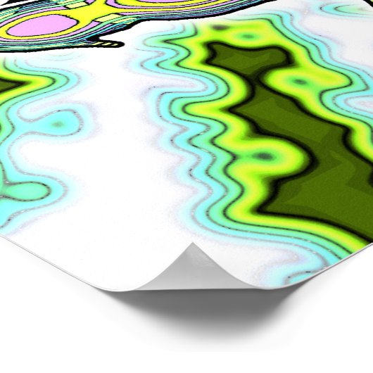 Geheime anatomie van een ruimtehamster v3 poster (Hoek)