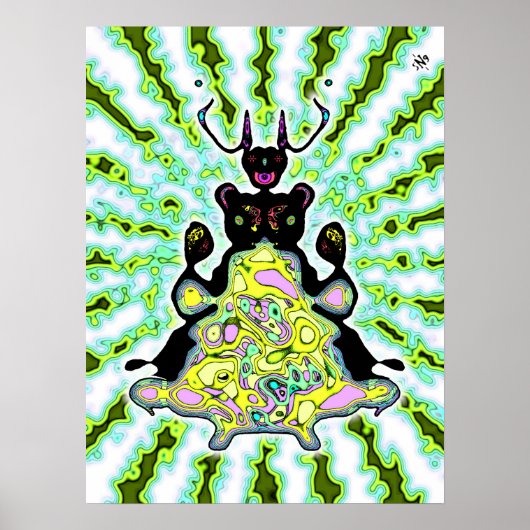 Geheime anatomie van een ruimtehamster v3 poster (Voorkant)