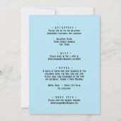 Geheime Beach Maui, Tropisch, Paradise, bruiloft Kaart (Achterkant)