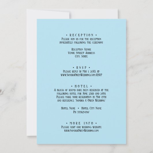 Geheime Beach Maui, Tropisch, Paradise, bruiloft Kaart (Achterkant)