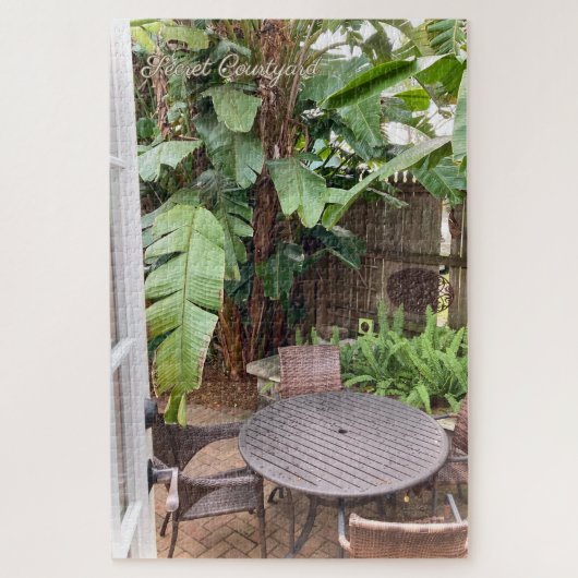 Geheime binnenplaats - rustige Ember Puzzels (Verticaal)