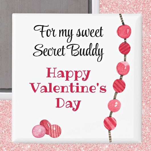 Geheime Buddy, Happy Valentijnsdag 2-inch Magneet