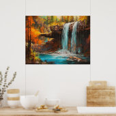 Geheime Chilling Place in de herfst Fine Art Poster (Keuken)