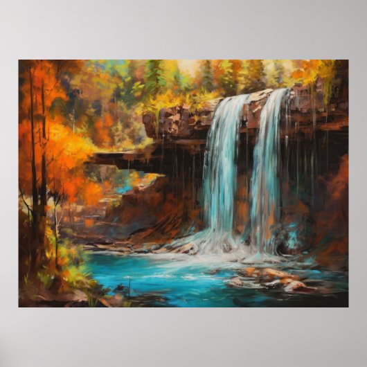 Geheime Chilling Place in de herfst Fine Art Poster (Voorkant)