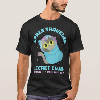 Geheime Club voor Ruimtereizigers - Schattig Astro T-shirt
