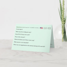 Geheime Code Verjaardag 🕵️♂️ Grappige Samenzwerin Kaart