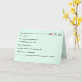 Geheime Code Verjaardag 🕵️♂️ Grappige Samenzwerin Kaart (Gele Bloem)