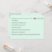 Geheime code Verjaardag Kaart 🕵️♂️ Grappige samen (Voorkant / Achterkant in situ)