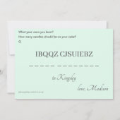 Geheime code Verjaardag Kaart 🕵️♂️ Grappige samen (Achterkant)