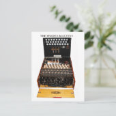 geheime codes van de machinerie Enigma Briefkaart (Staand voorkant)