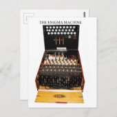 geheime codes van de machinerie Enigma Briefkaart (Voorkant / Achterkant)