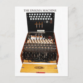 geheime codes van de machinerie Enigma Briefkaart