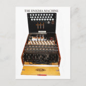 geheime codes van de machinerie Enigma Briefkaart (Voorkant)