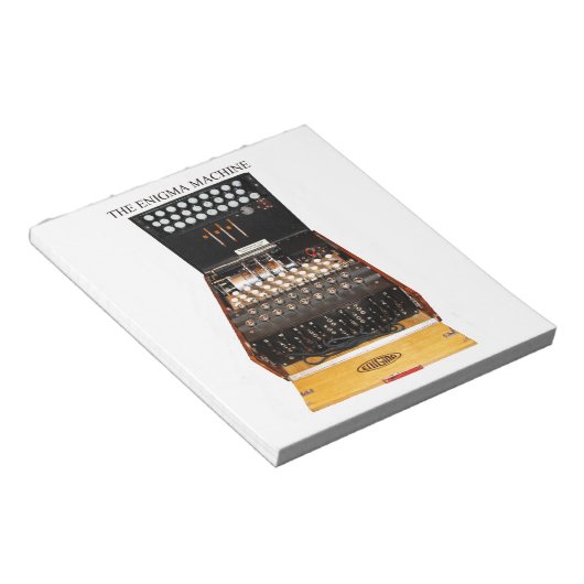 geheime codes van de machinerie Enigma Notitieblok (Schuin)
