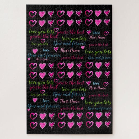 Geheime Crush Gift - Verberg een boodschap van lie Legpuzzel (Verticaal)