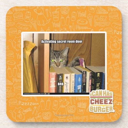 Geheime deur van de kamer activeren drankjes onderzetter (Voorkant)