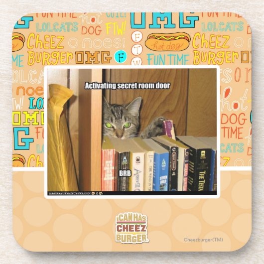 Geheime deur van de kamer activeren drankjes onderzetter (Voorkant)