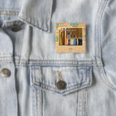 Geheime deur van de kamer activeren vierkante button 5,1 cm (In situ)