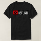 Geheime dienst K9 3 T-shirt (Design voorkant)