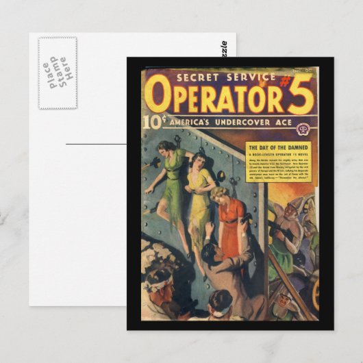 Geheime dienstenoperator 5 - sep-okt 1938a_Pulp Ar Briefkaart (Voorkant / Achterkant)