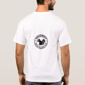 Geheime eekhoorn "Bescherming van uw noten" veront T-shirt (Achterkant)