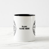 Geheime eekhoorn "Bescherming van uw noten" veront Tweekleurige Koffiemok (Center)