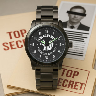 Geheime Eekhoorn Die Je Noten Beschermt Persoonlij Horloge