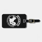 Geheime Eekhoorn Patch Bescherming Uw Noten Bagagelabel (Voorkant horizontaal)