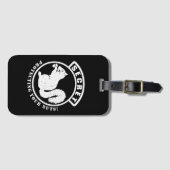 Geheime Eekhoorn Patch Bescherming Uw Noten Bagagelabel (Voorkant (horizontaal))