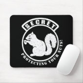 Geheime Eekhoorn Patch Bescherming Uw Noten Muismat (Met muis)