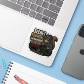 Geheime Eekhoorn Streken Sticker (Laptop met iPhone)