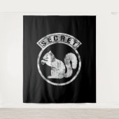 Geheime eekhoorn - Verhard - Type 1 Wandkleed (Voorkant)