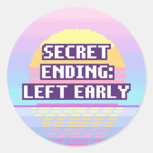Geheime Einde: Links Vroeg Neurodivergente Sticker