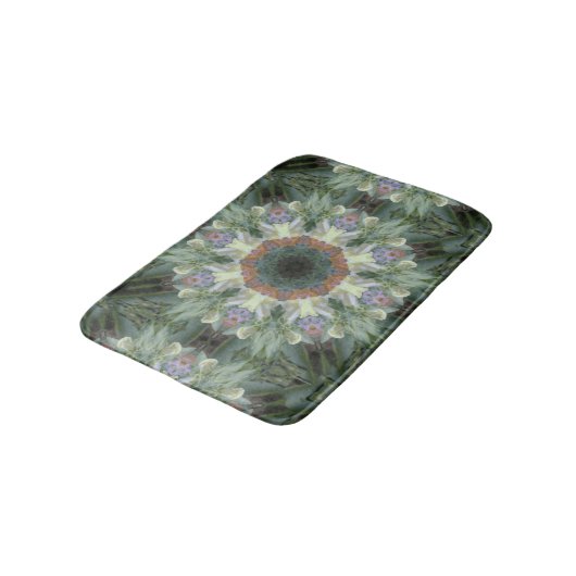 Geheime Garden Mandala Bath Mat (Gekanteld)