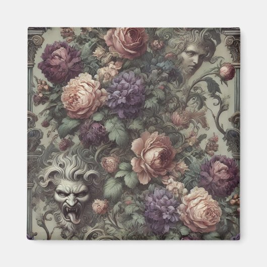 Geheime genootschappen bloeien in spiralen - Gothi Magneet (Voorkant)