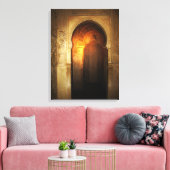 "Geheime ingang" Canvas Afdruk (Insitu (Woonkamer))