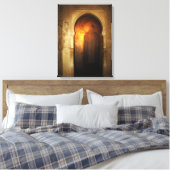 "Geheime ingang" Canvas Afdruk (Insitu (Slaapkamer))