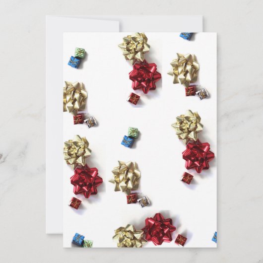 Geheime Kerstfeest Cadeauuitwisseling Kaart (Achterkant)