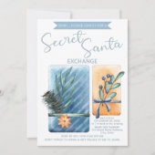 Geheime Kerstfeest Waterverf Kaart (Voorkant)