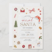 Geheime kerstfeestdag kaart (Voorkant)