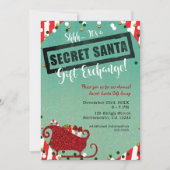 Geheime kerstfeestdag met kerstcadeau voor kerstmi kaart (Voorkant)