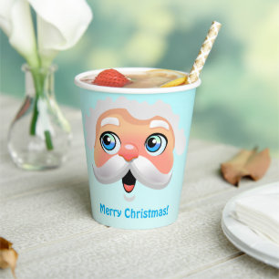 Geheime kerstfeestdag papieren bekers