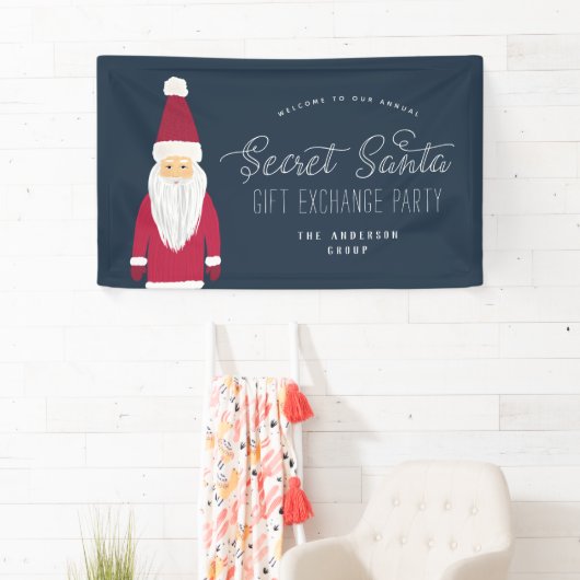 Geheime kerstfeestdag spandoek (Insitu)